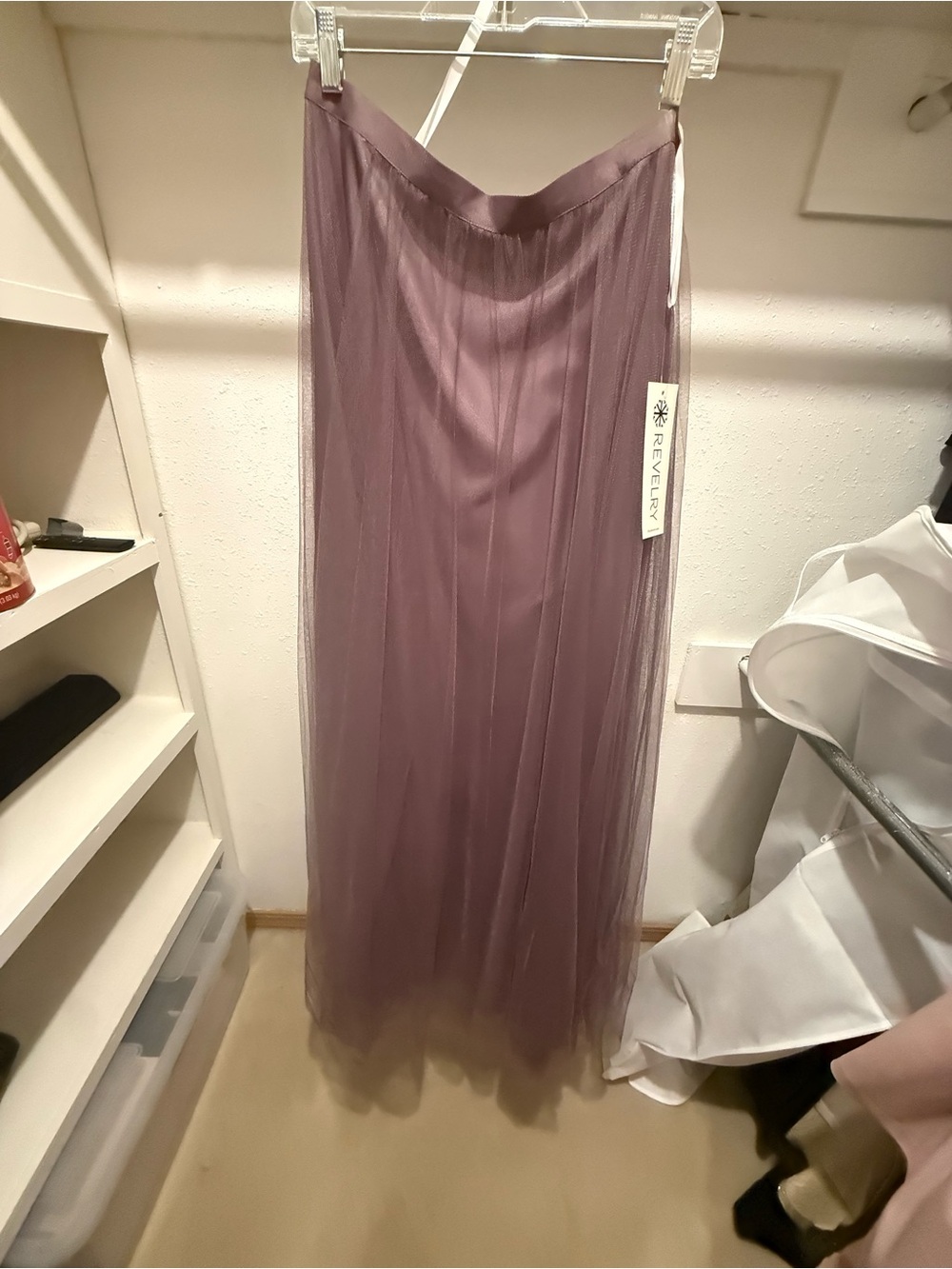 Revelry Dusty Purple Tulle Maxi Skirt